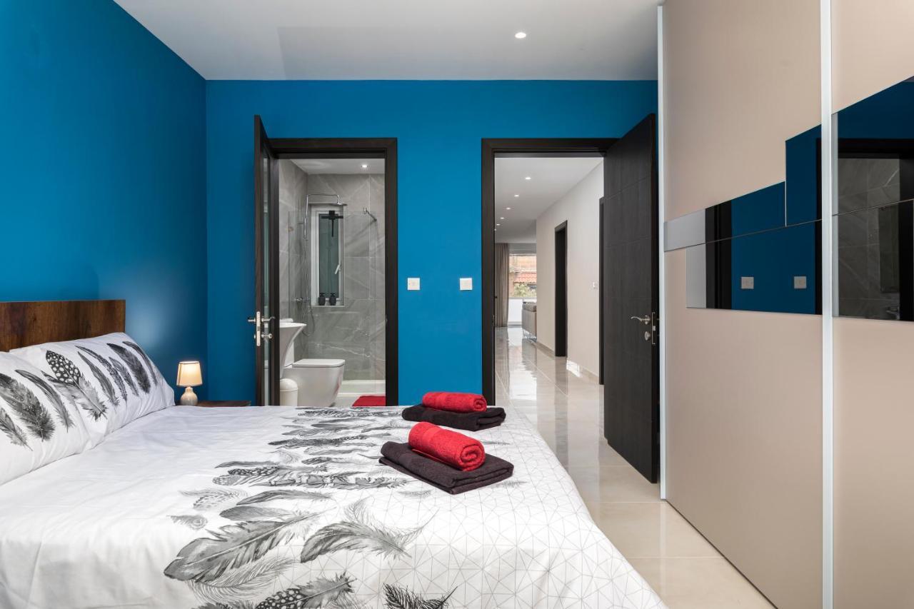 Modern 3Br Stylish Apartment With Large Balcony - Close To St Julians And St Georges Bay Is-Swieqi エクステリア 写真